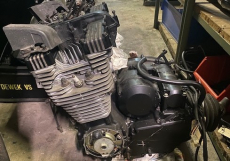 Motor Yamaha XJ650 Turbo gebraucht.
